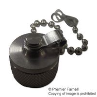 HUBER+SUHNER 62_N-0-0-1/--3_-E Connector Accessory, Protective Cap with Chain