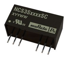 MURATA POWER SOLUTIONS NCS3S1205SC Isolated Through Hole DC/DC Converter, 4:1 Input, ITE, SIP, 4:1, 3 W, 1 Output, 5 V