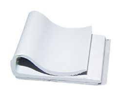 ETTINGER 072.58.959 Fastener, Serrated Grip, Adhesive Backed Flat Cable Clamp, PVC (Polyvinylchloride), Grey, 26 mm