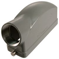 MOLEX / GWCONNECT 7824.6614.0 Heavy Duty Connector, PG29 Side Entry, 2 Pegs, Hood, Side Entry, Aluminium Body, 1 Lever, 24B