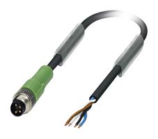 PHOENIX CONTACT 1681790 Sensor Cable, M8 Plug, Free End, 4 Positions, 3 m, 9.8 ft