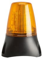 MOFLASH SIGNALLING LEDD100-01-01 Beacon, LED, Amber, Continuous, Flashing, 20VDC, 20VAC, IP65, 119mm Height