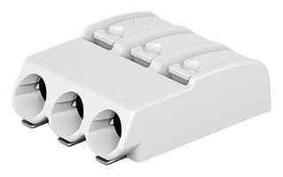 WAGO 2060-453/998-404 Wire-To-Board Terminal Block, 4 mm, 3 Ways, 24 AWG, 18 AWG, 0.75 mm², Push In