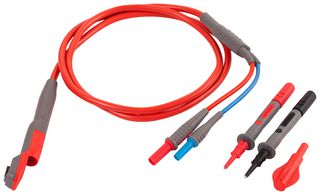 KEYSIGHT TECHNOLOGIES U5404A Test Lead Set, 4mm Banana Plugs x 2, Probe, 1 kV, 15 A, Blue, Red