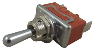 PANASONIC T115H-AULF Toggle Switch, Standard Type, On-Off-(On), SPDT, Non Illuminated, T-15 Series, Panel Mount, 15 A