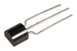 ANALOG DEVICES DS18B20+T&R Programmable Resolution Thermometer, 1-Wire Digital, TO-92, 3 Pins