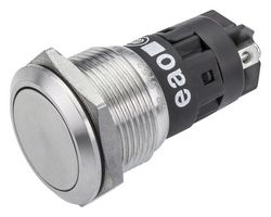 EAO 82-5152.1000 Vandal Resistant Switch, Flush, 82 Series, 19 mm, SPDT, Momentary, Flush, Natural
