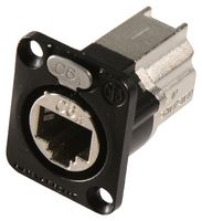 NEUTRIK NE8FDX-P6-B In-Line Adapter, Feed Through, Adaptor, In-Line, RJ45, RJ45, etherCON
