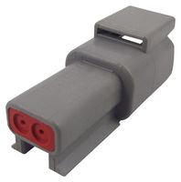 TE CONNECTIVITY - DEUTSCH DTM04-2P Automotive Connector Housing, IP68, DTM Series, Receptacle, 2 Ways, DTM Series Pin Contacts