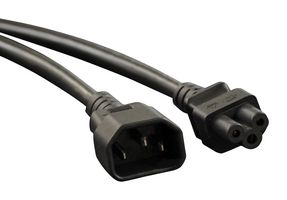 EATON TRIPP LITE P014-006 Mains Power Cord, IEC 60320 C14 to IEC 60320 C5, 1.8 m, 2.5 A, 250 V, Black