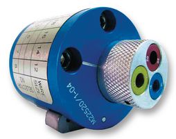 DANIELS M22520/1-02 Crimp Tool Locator, Turret Head, Daniels M22520/1-01 (AF8) Adjustable Crimp Tool, 20-12AWG Contacts