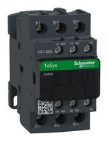 SCHNEIDER ELECTRIC LC1D25U7 Contactor, LC1D, 25 A, DIN Rail, 690 VAC, 3PST-NO, 3 Pole, 20 hp