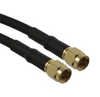 AMPHENOL RF 135101-04-12.00 RF / Coaxial Cable Assembly, 12 ", 305 mm, RG58/U, SMA Straight Plug, SMA Straight Plug, 50 ohm