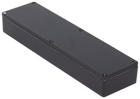 HAMMOND 1590WBX2BK. Metal Enclosure, Small, Diecast Aluminium, 34.5 mm, 70 mm, 254 mm, IP65