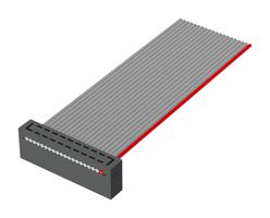 SAMTEC HCSD-17-S-20.00-01-T Ribbon Cable, IDC Receptacle to Free End, 34 Ways, 20 ", 508 mm, 2.54 mm, HCSD Series