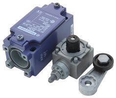 TELEMECANIQUE SENSORS XCKJ10511 Limit Switch, Roller Lever, SPST-NO, SPST-NC, 3 A, 240 V, 0.25 N-m, OsiSense XC Series