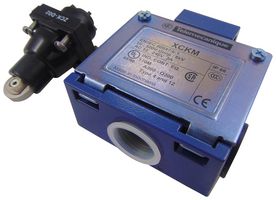 TELEMECANIQUE SENSORS XCKM102 Limit Switch, Roller Plunger, SPST-NO, SPST-NC, 3 A, 240 V, 12 N-m, OsiSense XC Series