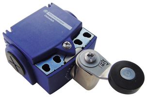 TELEMECANIQUE SENSORS XCKT2118G11 Limit Switch, Roller Lever, SPST-NO, SPST-NC, 10 A, 240 V, 0.1 N-m, OsiSense XC Series