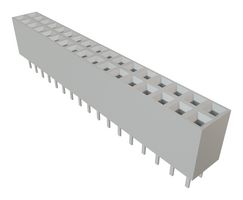 SAMTEC BCS-117-L-D-TE PCB Receptacle, Board-to-Board, 2.54 mm, 2 Rows, 34 Contacts, Through Hole Mount