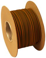HELLERMANNTYTON 172-02093 PVC30BNRL-PVC-BN Sleeving, Flexible, Non-Shrinkable, PVC (Polyvinylchloride), Brown, 3 mm, 100 m, 328 ft