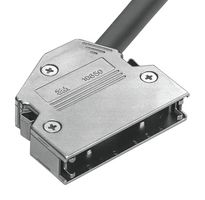 3M 10350-C500-00 D Sub Backshell, 103, 60°, Zinc Alloy Body
