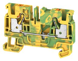 WEIDMULLER 2051360000 DIN Rail Mount Terminal Block, 2 Ways, 26 AWG, 12 AWG, 4 mm², Push In, 480 A