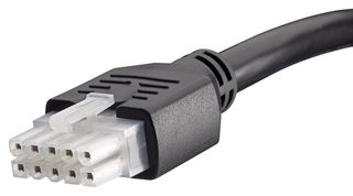 MOLEX 245135-1010 Cable Assembly, OTS, Mini-Fit Jr. Receptacle to Mini-Fit Jr. Receptacle, 10 Ways, 4.2 mm, 2 Row