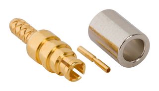 AMPHENOL RF 925-129C-51S RF / Coaxial Connector, SMPM Coaxial, Straight Plug, Crimp, 50 ohm, RG178, Beryllium Copper