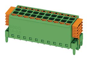 PHOENIX CONTACT 1848710 Wire-To-Board Terminal Block, 3.5 mm, 9 Ways, 24 AWG, 16 AWG, 1.5 mm², Push In