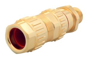 HUMMEL 1.605.3200.50 Cable Gland, EX-D, M32 x 1.5, 16.9 mm, 26 mm, Brass, IP66, IP67, IP68