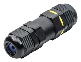 AMPHENOL LTW SC-L-PG12-04-BL Cable Joint, IP68, 4 Position, 6.5 mm, Blue, 2.5 mm², FICX Series
