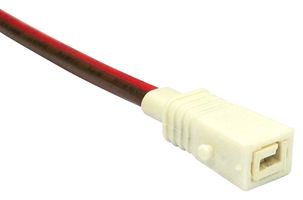 AMPHENOL LTW SSL11-J2LJ0-022A04 Ribbon Cable, W/O Lock, SSL Receptacle to Free End, 2 Ways, 15.8 ", 400 mm, SSL Series