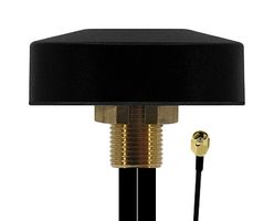SIRETTA TANGO43/0.5M/SMAM/SMAM/RP/S/S/17 Antenna Puck, Screw, LTE & WiFi, 1.88 GHz to 2.635 GHz, 2 dBi, Cable 0.5m, SMA Male/SMA RP Male