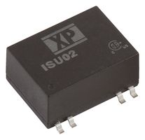 XP POWER ISU0248D12 Isolated Surface Mount DC/DC Converter, ITE, DIP, 4:1, 2 W, 2 Output, 12 V