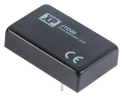 XP POWER JTD2024D12 Isolated Through Hole DC/DC Converter, ITE, DIP, 4:1, 20 W, 2 Output, 12 V