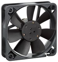 EBM-PAPST 614F/2 DC Axial Fan, 24 V, Square, 60 mm, 15 mm, Sleeve Bearing, 17.1 CFM
