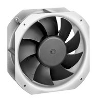 EBM-PAPST W1G200-HH77-52 DC Axial Fan, 24 V, Square, 225 mm, 80 mm, Ball Bearing, 710 CFM