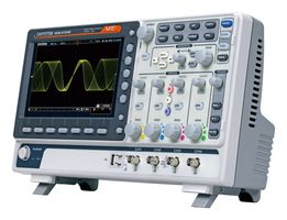 GW INSTEK GDS-2204E Digital Oscilloscope, GDS-2000E Series, 4 Channel, 200 MHz, 1 GSPS, 10 Mpts, 1.75 ns