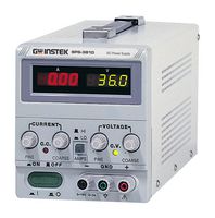 GW INSTEK SPS-3610 Bench Power Supply, Adjustable, 1 Output, 0 V, 36 V, 0 A, 10 A