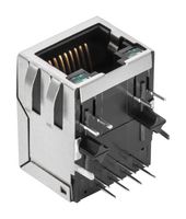 WURTH ELEKTRONIK 74990111211 Modular Connector, RJ45 Jack, 1 x 1 (Port), 8P8C, Through Hole Mount