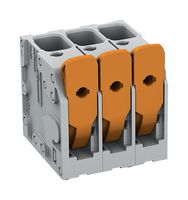 WAGO 2606-3105/020-000 Wire-To-Board Terminal Block, 7.5 mm, 5 Ways, 20 AWG, 8 AWG, 10 mm², Push In