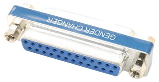 L-COM DGB25F D Sub Connector Adapter, Standard D Sub, Receptacle, 25 Ways, Standard D Sub, Receptacle, 25 Ways