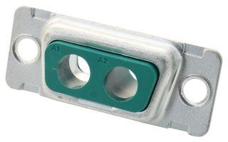AMPHENOL COMMUNICATIONS SOLUTIONS DE2V2SA00LF D Sub Connector Housing, 2 Ways, Combo Layout D Sub, DE, FCI DW, Receptacle, Steel Body
