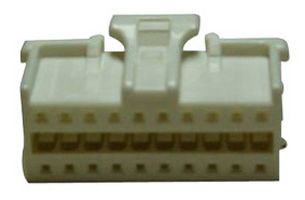 MOLEX 51353-1000 Connector Housing, White, MicroClasp 51353 Series, Receptacle, 10 Ways, 2 mm
