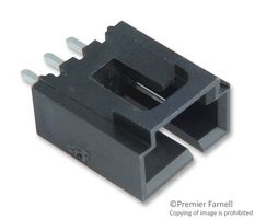 MOLEX 70543-0037 Pin Header, Wire-to-Board, 2.54 mm, 1 Rows, 3 Contacts, Through Hole Straight, SL 70543 Series