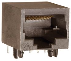 AMPHENOL COMMUNICATIONS SOLUTIONS 54602-910LF Modular Connector, Modular Jack, 1 x 1 (Port), 10P10C, Cat3, Through Hole Mount