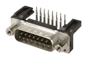 HARTING 09662227803 D Sub Connector, R/A, Standard, Plug, 15 Contacts, DA, Solder