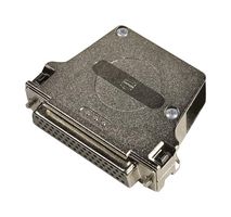 HARTING 09670500334 D Sub Backshell, DD, 45°, Metal Body
