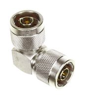AMPHENOL RF 172261 RF / Coaxial Adapter, N, Plug, N, Plug, Right Angle Adapter, 50 ohm