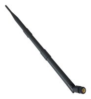 RF SOLUTIONS ANT-2WHIP9-SMARP Antenna Whip, WLAN, Omni Directional, 2.4 GHz to 2.5 GHz, 9 dBi, SMA